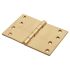 Quality Projection Hinge - 102 x 152 x 4mm - Polished Brass - Pair 634831P