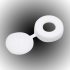 Screw Cup and Cover - 12mm Diameter - White - Pack of 100 658041P
