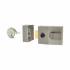 89 Double Locking Nightlatch - 60mm Backset - Grey Case/Satin Chrome Cylinder 181361P