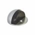 Half Moon Oval Floor Door Stop - 30 x 45mm - Satin Chrome 991871P