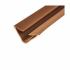 Batwing Acoustic & Smoke Seal - 12 x 12 x 2100mm Length - Light Brown - Pack of 5 694781P