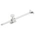 Budget Adjustable Screw Down Locking Casement Window Stay - 10"/250mm Length - PolChrome 436202P