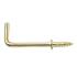 Dresser Hook - 38mm Length - Electro Brass - Pack of 10 247402P