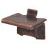 Heavy Duty Raised Bookcase Clip - Bronze Plated - Pack of 10 565212P
