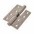 Rising Butt Door Hinge - 102 x 76 x 3mm - Right Hand - Satin Stainless Steel - Pair 673412P