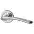Polished Chrome Door Handles on Round Rose - Rimini Range 928612P