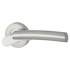 Polished/Satin Chrome Door Handles on Round Rose - Ultro Range 731712P