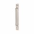 Satin Stainless Steel 19mm D-Bar Door Pull Handle on Plate - PULL - Screw Fix - 625 x 80mm 595522P