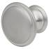 Rim Round Cabinet Knob - 30mm Diameter - Matt Chrome 947332P