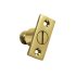 Screw Out Bartholomew Sash Window Stop - 44 x 19mm - Polished Brass 435242P