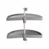 1/2 Tray Carousel Set - Cabinet Width 900mm - Grey Plastic 263442P