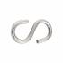 S Hook - 4 x 40mm - Zinc Plated - Pack of 10 004642P