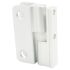 Pro Self Closing Toilet Cubicle Hinge - 12-13mm Panels - Satin Anodised Aluminium 248952P