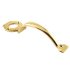 Escutcheon Handle for Long Throw Gate Lock - 200mm Length - Polished Brass 334362P
