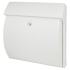 Classic Plastic Postbox - 375 x 384 x 145mm - White 635462P
