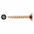 All Purpose Pozi Countersunk Wood Screws - 3.5 x 25mm - Yellow Zinc - Pack of 200 086482P