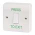 Press To Exit Switch - 85 x 85 x 44mm - Single - White 299703P