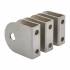 Toilet Cubicle Pilaster Bracket - 12-13mm Panels - 304 Stainless Steel - Pack of 3 056123P