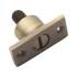Screw Out Bartholomew Sash Window Stop - 44 x 19mm - Antique Brass 721533P