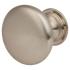 Domed Round Cabinet Knob - 25mm Diameter - Satin Nickel 612743P