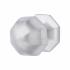 Satin Chrome Octagonal Centre Door Knob - 64mm Rose Diameter 131253P