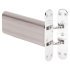 Perkomatic R85 Hydraulic Concealed Chain Door Closer - Radius Plate - Satin Chrome 713753P