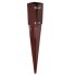Drive In Fence Post Spike - Twin Bolt - 75 x 75 x 750mm - Brown Powder Coated 006853P