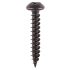 Blackjax Pozi Round Head Wood Screws - 6 x 1" - Exterior Black Organic - Pack of 200 577173P