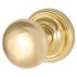 Marcus Polished Brass Mortice Door Knob - 62mm Rose Diameter - Hampstead Range 134583P