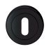 Escutcheon - 51mm Diameter - Keyhole - Black Nickel 765154P