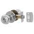 Polished Chrome Bala Hotel Entrance Mortice Door Knobset - 65mm Rose Diameter 400454P