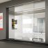 Glatt I Sliding Glass Door Kit - 1250mm Track - 4mm Glass Doors - 20kg Max Door Weight 749984P
