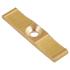 Turn Button Cabinet Catch - 36.5 x 12 x 7.5mm - Polished Brass - Pack of 5 524915P
