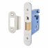 Architectural Nightlatch - 76mm Case - 57mm Backset - Radius - Pol Stainless Steel 837155P