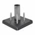 Base Plate for Wooden Post - Suit 70-90mm Post - Hot Dip Galvanised 406455P