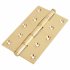 Performance Ball Bearing Butt Door Hinge - 152 x 89 x 4mm - Polished Brass - Pair 067065P