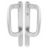 Silver uPVC Patio Dummy Door Handles 963485P