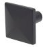 Pyramid Style Square Cabinet Knob - 29 x 29mm - Matt Black 149195P