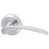 Marcus Polished Chrome Door Handles on Round Rose - Sophia Range 199806P