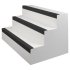 Heavy Duty Anti Slip Stair Nosing Strip - 1500 x 55 x 55mm - Black 053126P