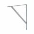 Strong Shelf Bracket with Centre Stay - 400 x 350mm - Grey 196826P