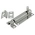 Polished Stainless Steel Straight Barrel Bolt - 80 x 38mm 028436P