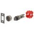 Smartbolt Bolt Through Bathroom Deadbolt - 77mm Case - 57mm Backset - Black Nickel 261636P