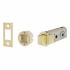 FastLatch Tubular Push-Fit Bathroom Deadbolt - 60mm Case - 44mm Backset - Polished Brass 978046P