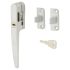 Timber Range Locking Night Vent Wedge Casement Window Fastener - Reversible - Satin Chrome 767646P