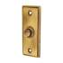 Marcus Antique Brass Rectangular Stepped Bell Push - 83 x 33mm 129766P
