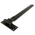 Heavy Duty Cranked Hook & Band Gate Hinge - 900 x 200mm - Black Galvanised - Pair 502966P