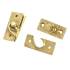 Concealed Window Pivot Hinge - 50 x 19mm - Self Colour Brass 033086P