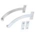 Quadrant Arm Fanlight Stay - 150mm Length - Satin Chrome - Pair 087207P