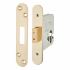 Architectural Euro Profile Deadlock - 78mm Case - 57mm Backset - Radius - PVD Brass 997637P